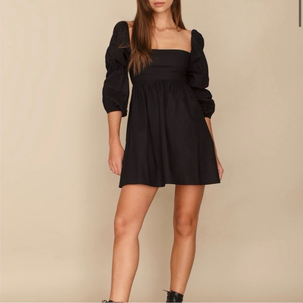 Reformation Michaela Dress (Black)